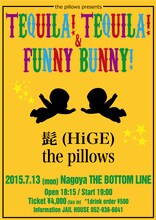 「the pillows presents テキーラ！テキーラ！とファニーバニー！」フライヤー