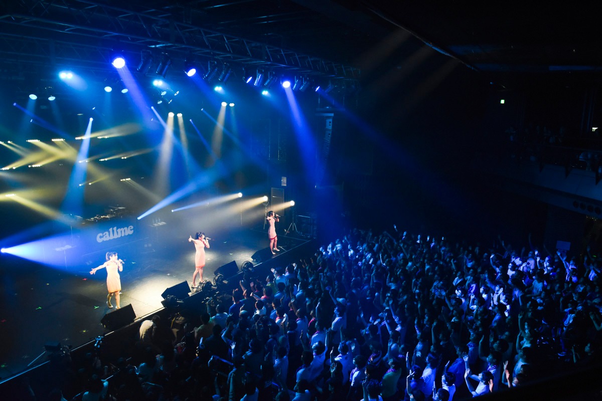 「callme Live Performance『To shine』」の様子。