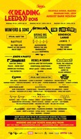 今週の人気画像8位は「BABYMETAL欧州最大級フェスに日本人唯一＆史上最年少メインステージ出演」より、「Reading & Leeds Festivals 2015」ラインナップ。