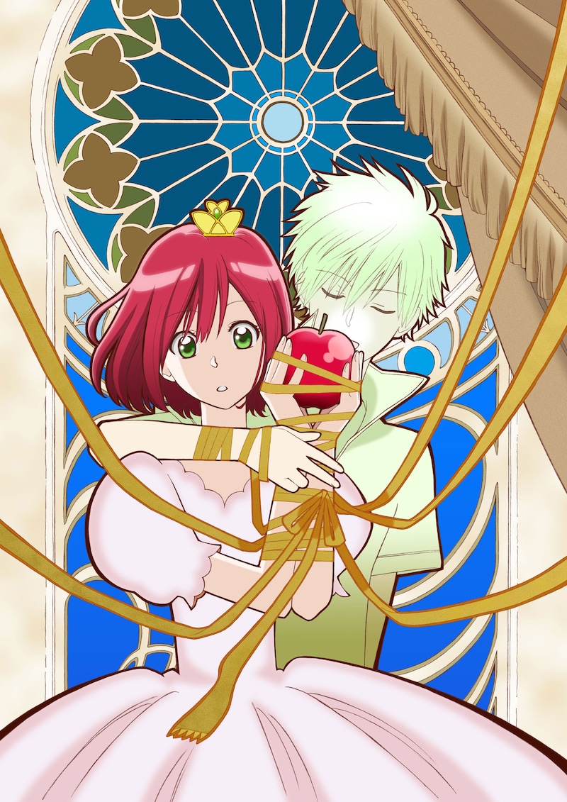 アニメ「赤髪の白雪姫」ティザービジュアル (c)あきづき空太・白泉社/「赤髪の白雪姫」製作委員会