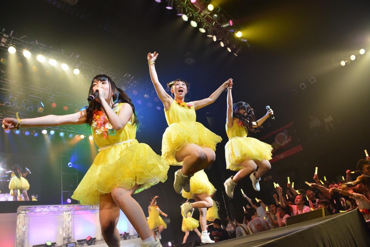 「4th Anniversary ～Welcome to the LinQworld!!～」ライブの様子。