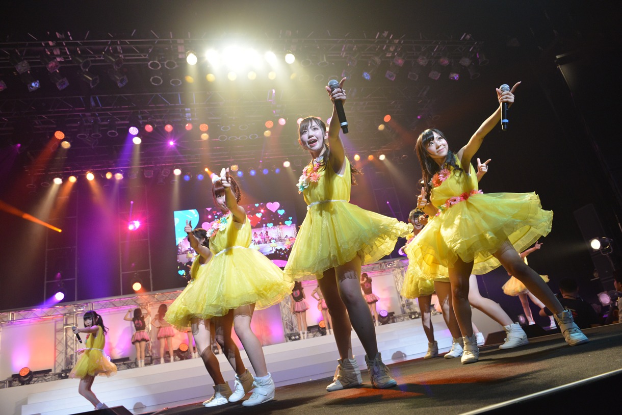 「4th Anniversary ～Welcome to the LinQworld!!～」ライブの様子。