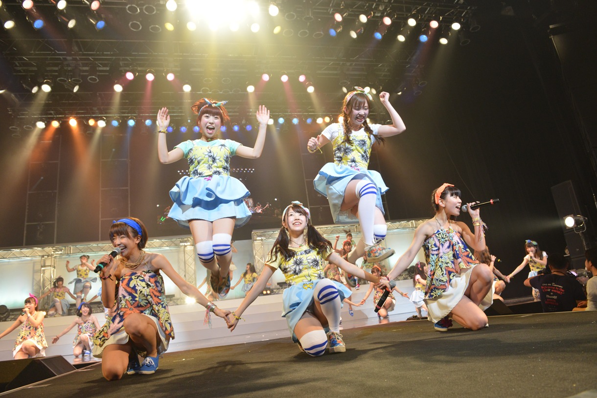 「4th Anniversary ～Welcome to the LinQworld!!～」ライブの様子。