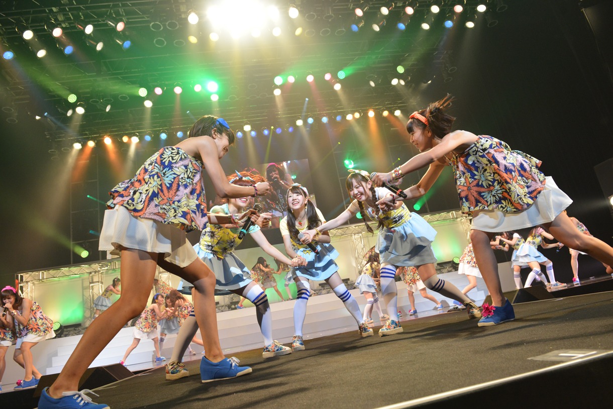 「4th Anniversary ～Welcome to the LinQworld!!～」ライブの様子。