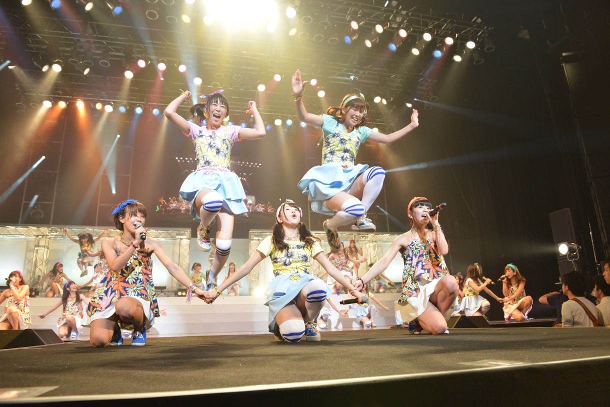 「4th Anniversary ～Welcome to the LinQworld!!～」ライブの様子。
