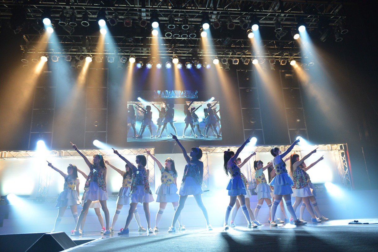 「4th Anniversary ～Welcome to the LinQworld!!～」ライブの様子。