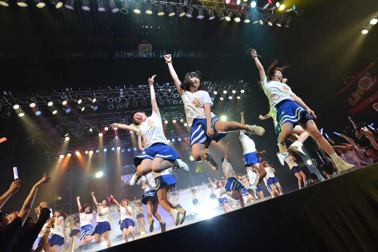 「4th Anniversary ～Welcome to the LinQworld!!～」ライブの様子。