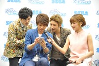 「ぷよぷよ!!クエスト」CM発表会の様子。