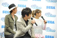 「ぷよぷよ!!クエスト」CM発表会の様子。