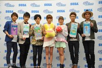 「ぷよぷよ!!クエスト」CM発表会の様子。