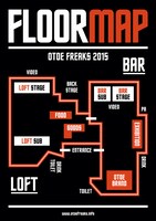 「OTOE FREAKS '15 ～NO FUN × FITTING ROOM～」フロアマップ