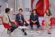 左から上田晋也、EXILE TAKAHIRO、藤木直人、森泉。