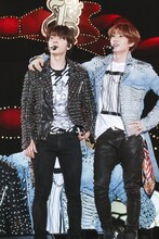 「SUPER JUNIOR D&E JAPAN TOUR 2015 -Present-」マリンメッセ福岡公演の様子。