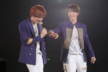 「SUPER JUNIOR D&E JAPAN TOUR 2015 -Present-」マリンメッセ福岡公演の様子。