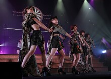 「9→10（キュート）周年記念℃-uteコンサートツアー2015春～The Future Departure～」東京公演の様子。