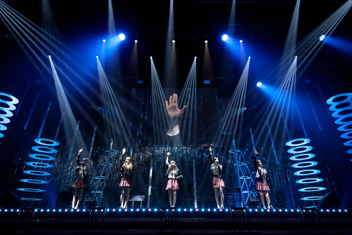 「＃ユメトモの輪ツアー2015春～日経エンタ！さん、ごめんなさい！わたしたち結局メジャーデビューしちゃいます東・名・阪TOUR～」ライブの様子。（写真：田中栄治）