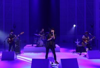 「MUSIC FAIR」出演時のOKAMOTO'S。 (c)フジテレビ