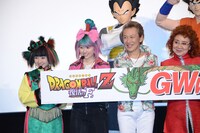 「ドラゴンボールZ 復活の『F』」舞台挨拶の様子。