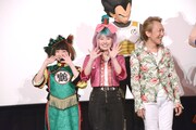 「ドラゴンボールZ 復活の『F』」舞台挨拶の様子。