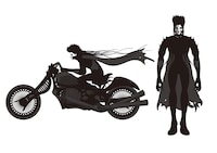 黒hide (c)HEADWAX ORGANIZATION CO.,LTD.  (c)2015 hide 50th anniversary FILM「JUNK STORY」製作委員会