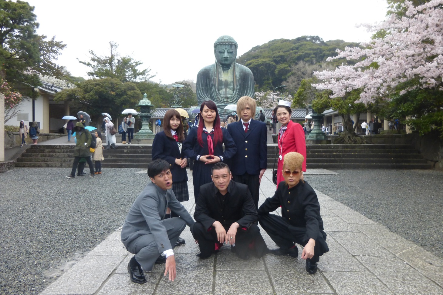 「深夜喫茶スジガネーゼ ～港区立筋金台高校 大人の修学旅行！鎌倉編～」収録時の様子。