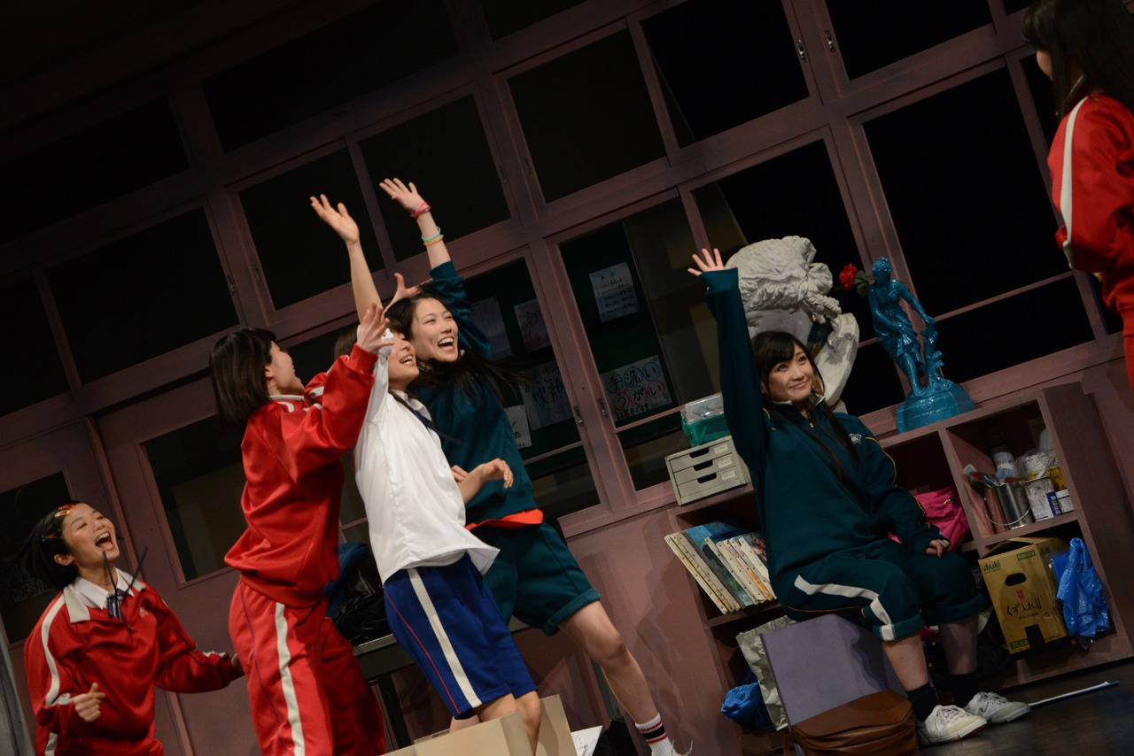 「幕が上がる」公開ゲネプロの様子。