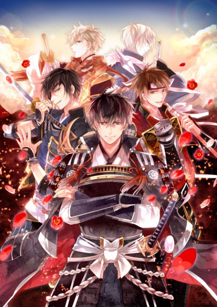 ゲームアプリ「イケメン戦国◆時をかける恋」キービジュアル (c)2015 CYBIRD