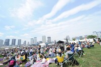 ピクニックエリアの様子。