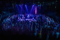 「SPACE SHOWER TV "LIVE with YOU" ～Supported by uP!!!」収録ライブの様子。（撮影：山本倫子）