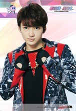 「超特急コラボルーム」利用者特典のポストカードのビジュアル。