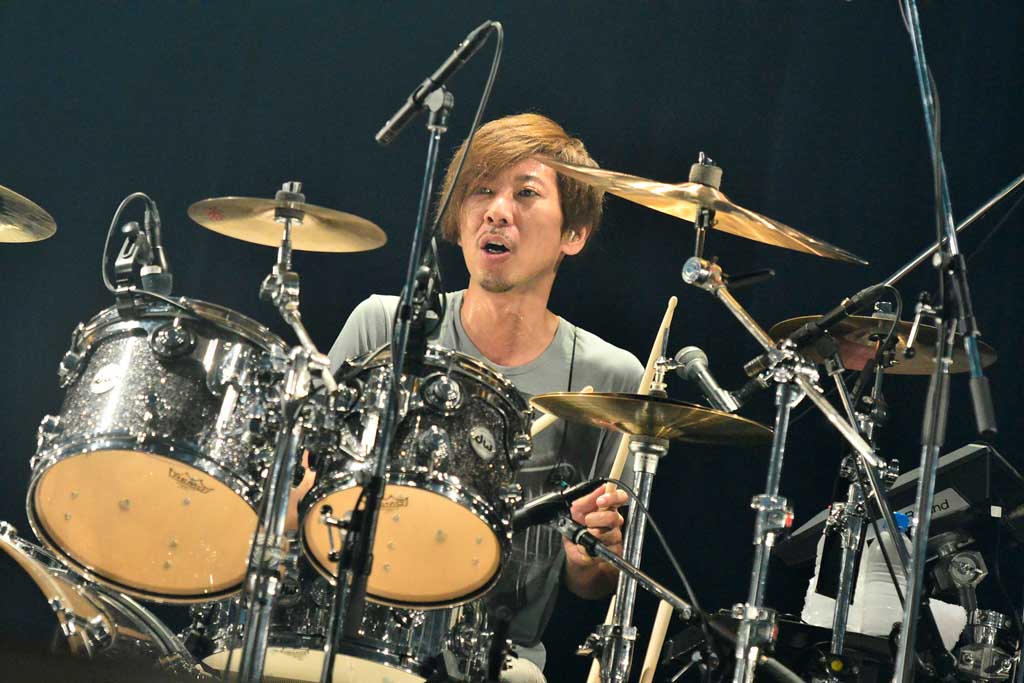 松田晋二（Dr）（Photo by RUI HASHIMOTO[SOUND SHOOTER]）