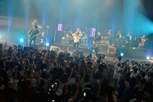 THE BACK HORN「『KYO-MEI SPECIAL LIVE』～人間楽団大幻想会～」の様子。（Photo by RUI HASHIMOTO[SOUND SHOOTER]）