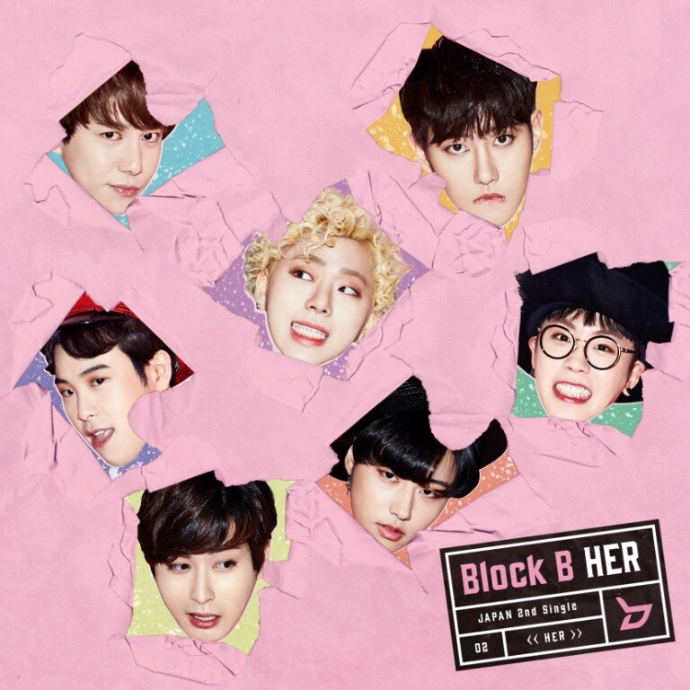 Block B「HER（Japanese Version）」通常盤ジャケット - ゴールデン