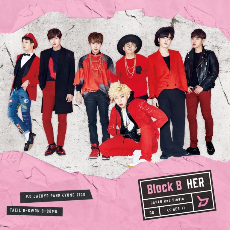 Block B「HER（Japanese Version）」初回限定盤Aジャケット