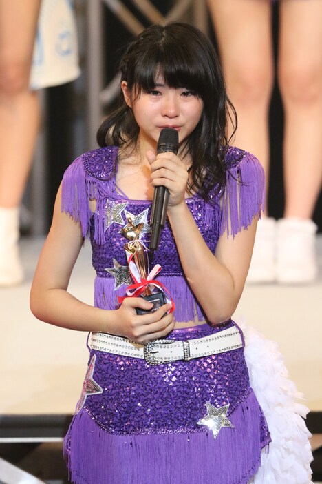 ベストパフォーマンス賞に選ばれた加賀楓。