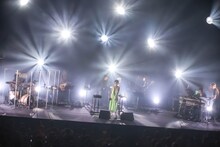 「Salyu Tour 2015 Android & Human Being」電力ホール公演の様子。（Photo by Taku Fujii）