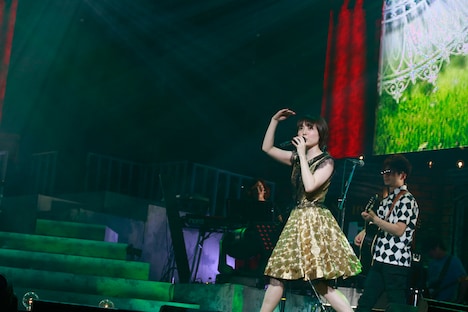 「花澤香菜 live 2015 "Blue Avenue"」東京・日本武道館公演の様子。