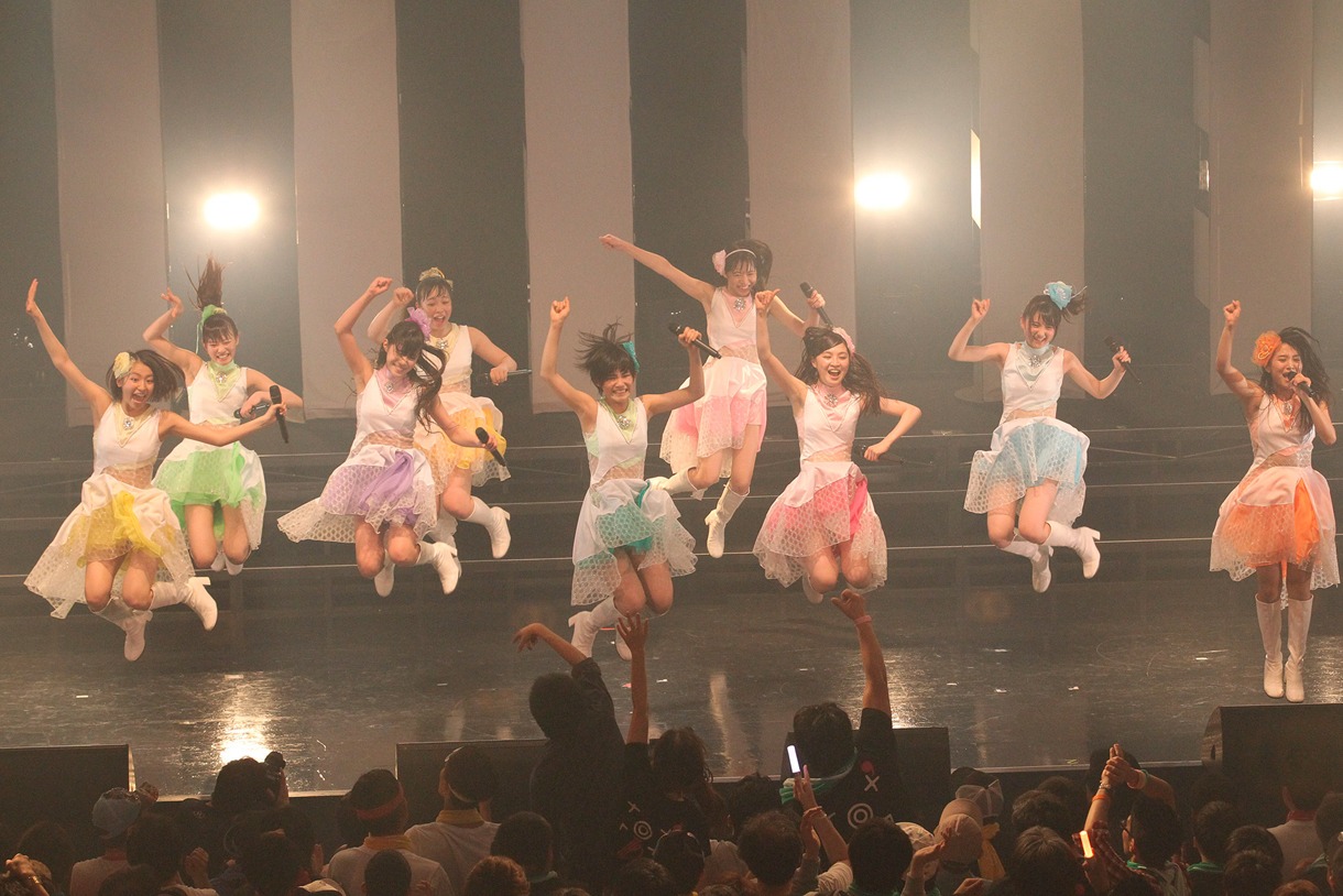 「東京パフォーマンスドール ZEPP TOUR 2015春 ～DANCE SUMMIT “1×0”ver3.0～」東京・Zepp DiverCity TOKYOで行われたツアーファイナルの様子。