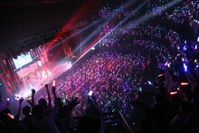 でんぱ組.inc「WWD 大冒険 TOUR 2015 ～この世界はまだ知らないことばかり～」ファイナル公演の様子。