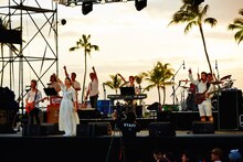 DREAMS COME TRUEによるハワイ公演の様子。（撮影：植松千波）