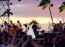 DREAMS COME TRUEによるハワイ公演の様子。（撮影：植松千波）