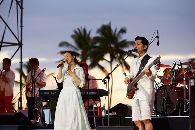 今週の人気画像6位は「DREAMS COME TRUE吉田美和ハワイで50歳、感涙のバースデーライブ」より、DREAMS COME TRUE。（撮影：植松千波）