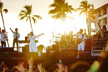 DREAMS COME TRUEによるハワイ公演の様子。（撮影：植松千波）