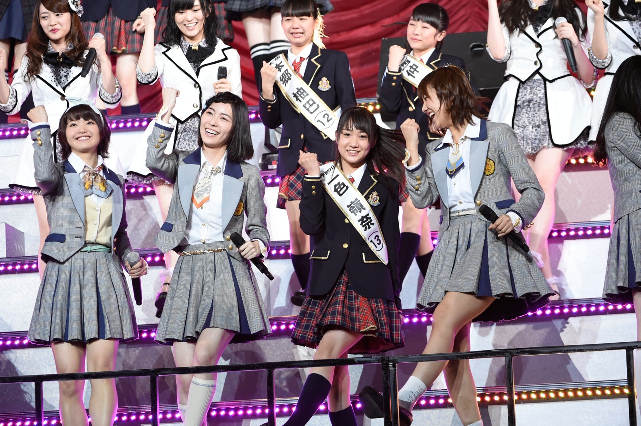 5月10日に東京・有明コロシアムにて行われた「第2回 AKB48グループ ドラフト会議」の様子。 (c)AKS