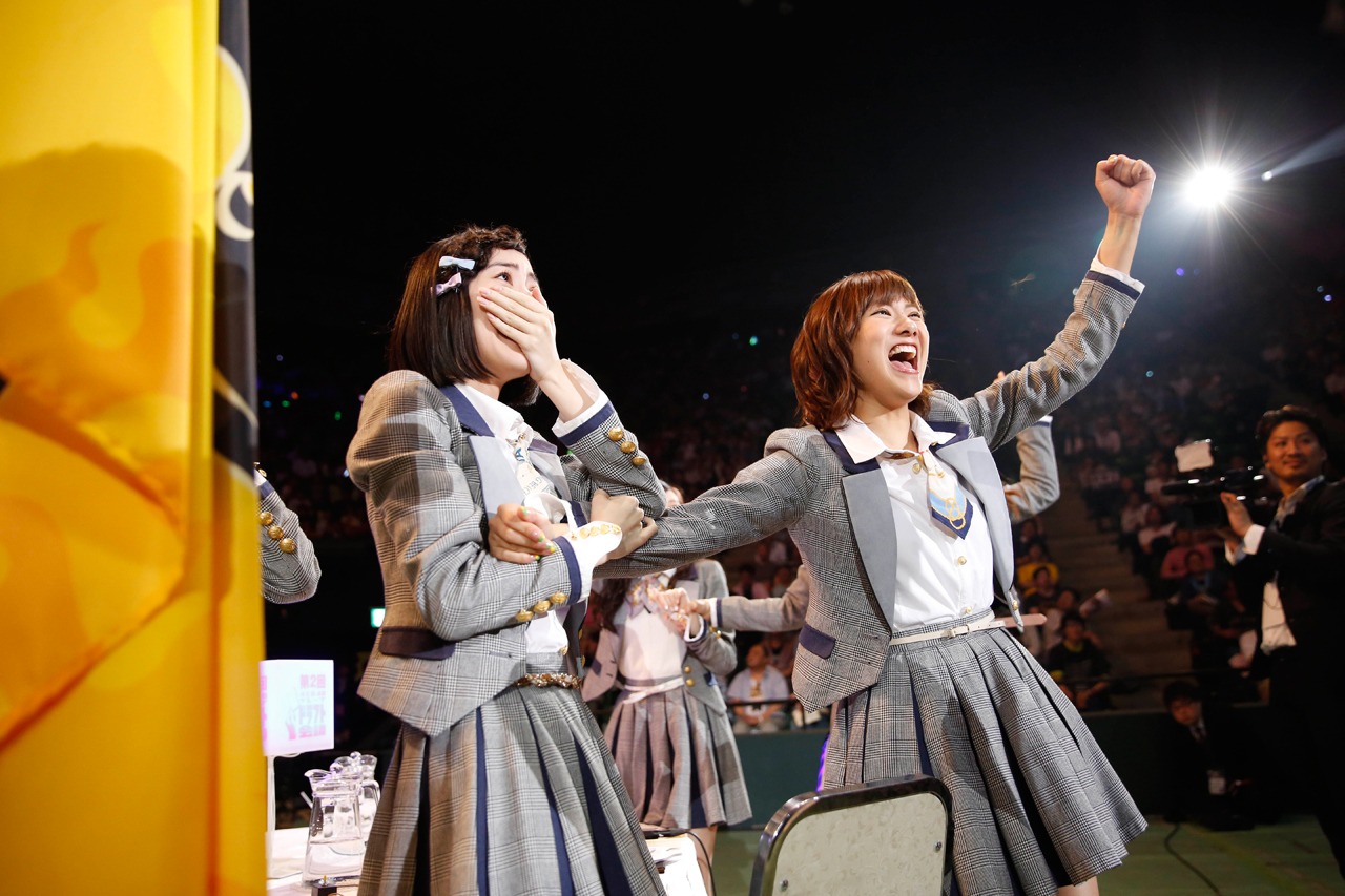 5月10日に東京・有明コロシアムにて行われた「第2回 AKB48グループ ドラフト会議」の様子。 (c)AKS