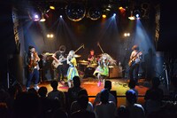 おやすみホログラムによるライブの様子。