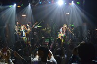 おやすみホログラムによるライブの様子。