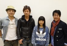 写真左より角野秀行、春畑道哉、miwa、前田亘輝。
