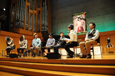 羊毛とおはな「千葉はな お別れ会」の様子。