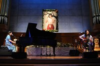 羊毛とおはな「千葉はな お別れ会」の様子。